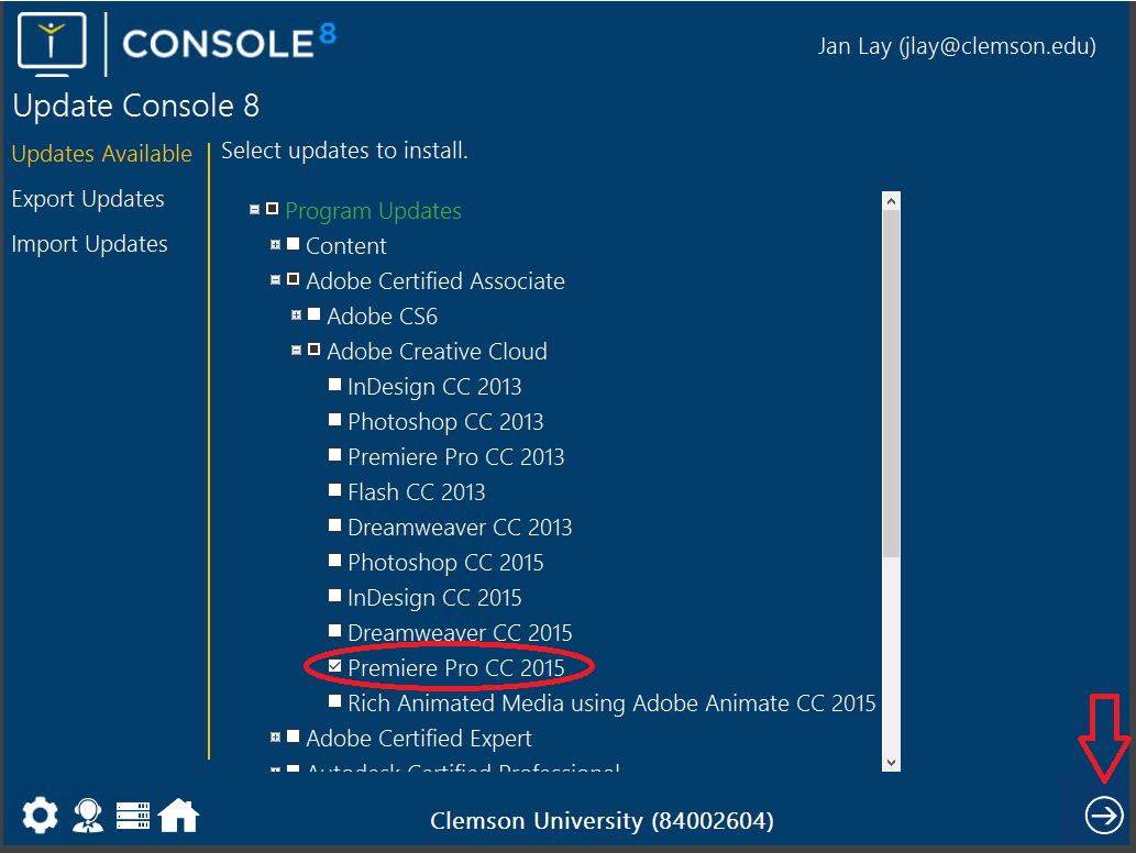 Using Certiport Console 8 In Barre B 106